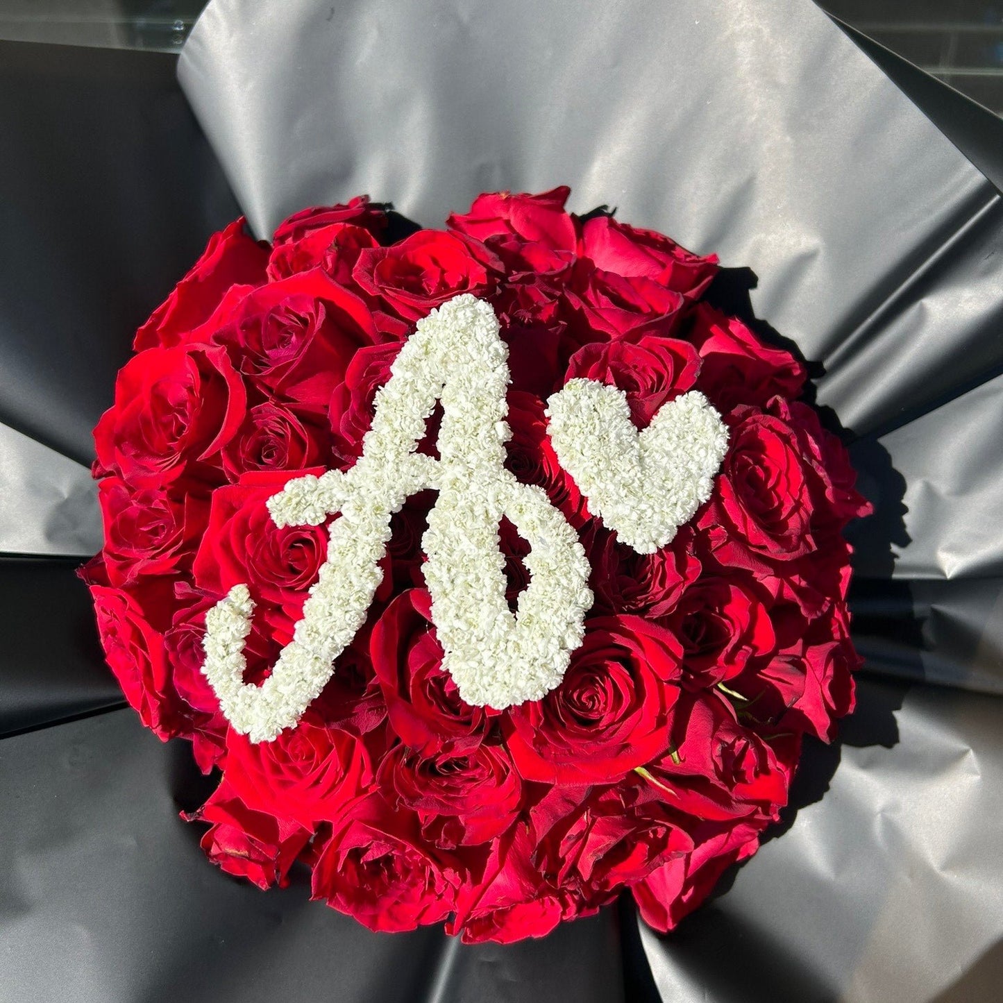 Signature Monogram Rose Bouquet (different sizes available)