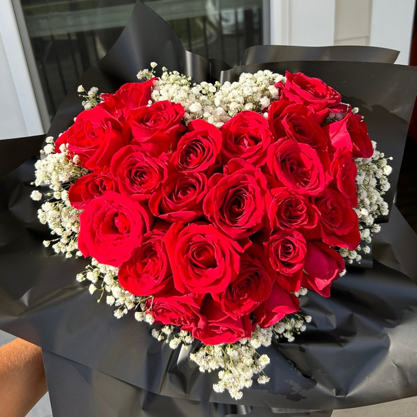 Lover's Lane - Rose Heart Bouquet